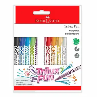 Tottus Faber lapicero trilux 032m x10un oferta