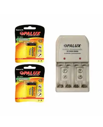 Tiendas EFE Kit cargador + 2 baterã­as recargables opalux mihaba-bdd3 oferta