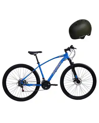 Tiendas EFE Bicicleta acero xclusive aro 29 a/g + cascos xclusive urbano negro l oferta