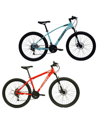 Tiendas EFE Bicicleta acero xclusive aro 26 t/n + bicicleta aluminio xclusive aro 29 r/g freno de disco hidraulico 24v oferta