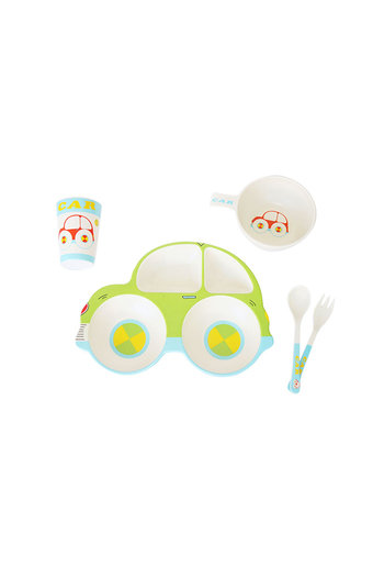 Tiendas EFE Set vajillas de bambú baby fees auto - verde oferta