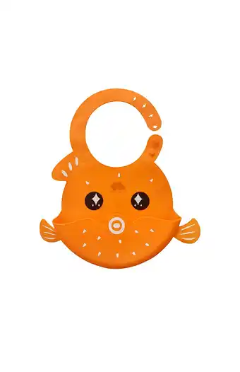 Tiendas EFE Babero silicona pez naranja oferta