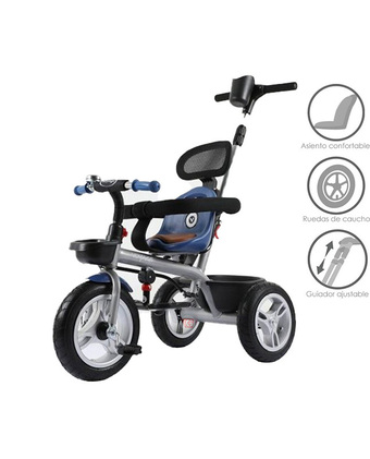 Tiendas EFE Triciclo guiador chavito voyage - azul oferta
