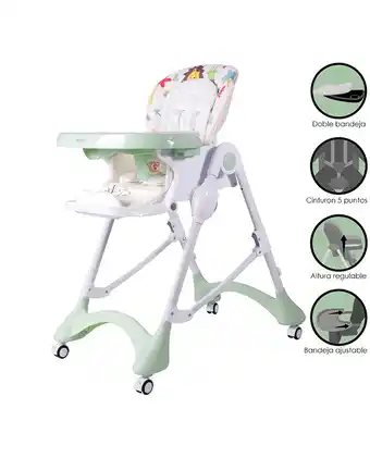 Tiendas EFE Silla de comer danna 614-1 - verde oferta