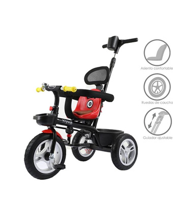 Tiendas EFE Triciclo guiador chavito voyage - rojo oferta