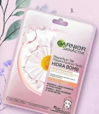 Makro Mascarilla facial en tela garnier fragancias variadas x unid. oferta
