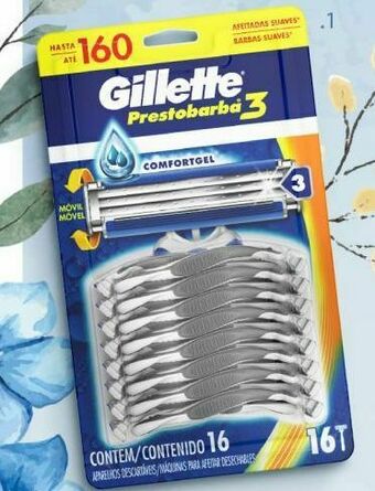 Makro Máquina de afeitar gillette prestobarba3 pack de 16 unids. oferta