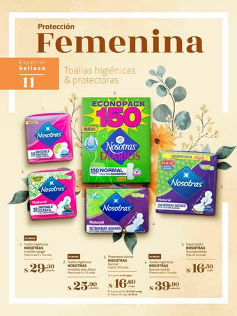 Makro Toallas higiénicas nosotras oferta