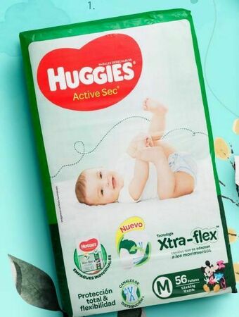 Makro Pañal huggies active sec single pack oferta