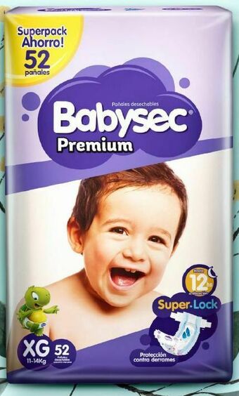 Makro Pañal babysec premium oferta