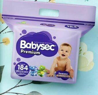 Makro Toallas húmedas babysec premium pqte. de 184 unids oferta