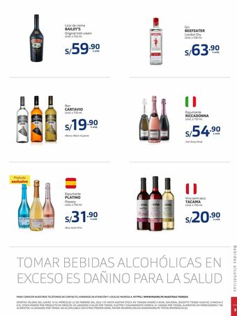Makro Licor baileys oferta
