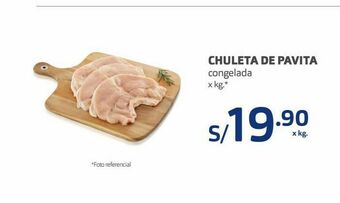 Makro Chuleta de pavita oferta