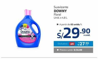 Makro Suavizante downy floral 4,8l oferta