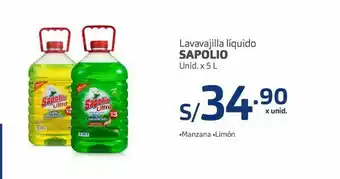 Makro Lavavajillas sapolio 5l oferta