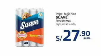 Papel higiénico suave resistemax pqte 48und
