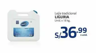 Makro Lejía liguria tradicional 18kg oferta