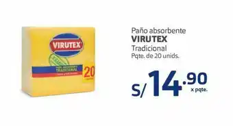 Makro Paño absorbente virutex pqte 20und oferta