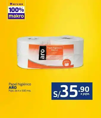 Makro Papel higiénico aro 4 x 500m oferta