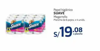 Makro Papel higiénico suave megarrollo plancha 6pqtes x 4und oferta