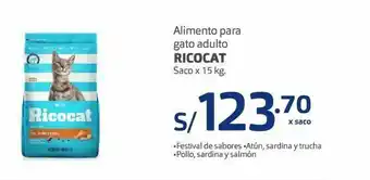 Makro Comida para gatos ricocat 15kg oferta
