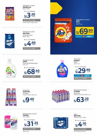 Makro Detergente en polvo ace oferta