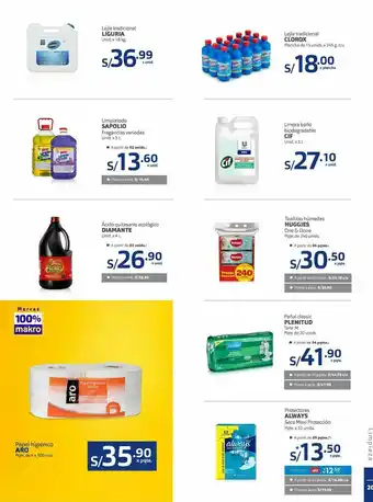 Makro Lejía liguria oferta