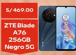 Claro Zte blade a76 256gb negro 5g oferta