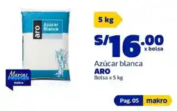 Makro Aro azúcar blanca oferta