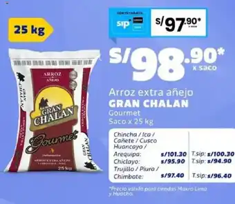 Gran Chalan arroz extra añejo gourmet