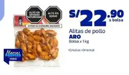Makro Aro alitas de pollo oferta