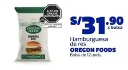 Makro Oregon Foods hamburguesa de res oferta