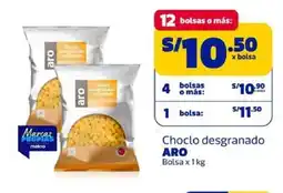 Makro Aro choclo desgrano congelado oferta
