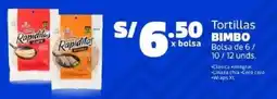 Makro Bimbo tortillas oferta