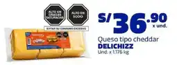 Makro Delichizz queso tipo cheddar oferta