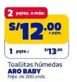 Makro Aro Baby toallitas húmedas oferta