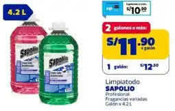 Makro Sapolio limpia todo desinfectante oferta