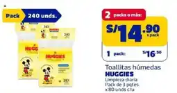 Makro Huggies toallitas húmedas oferta