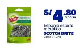 Makro Scotch Brite esponja espiral metálico oferta