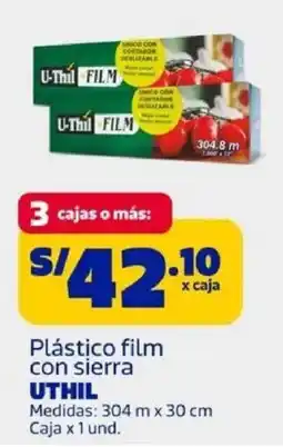 Makro Uthil plastico film con sierra oferta