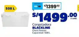Makro Blackline congeladora chest freezer oferta