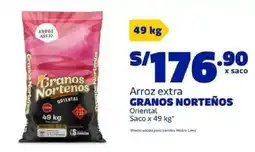 Makro Granosenorteños arroz extra oriental oferta