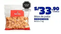 Makro Redondos bites de pollo oferta