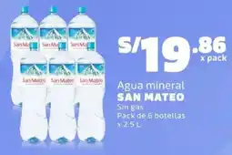 Makro San Mateo agua mineral oferta