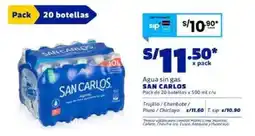 Makro San Carlos agua sin gas oferta