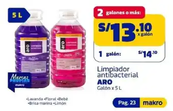 Makro Aro limpiador antibacterial oferta