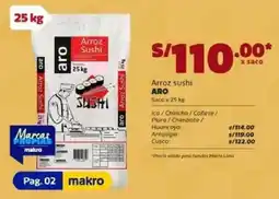 Makro Aro arroz sushi oferta