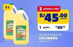 Makro Cocinero aceite vegetal oferta
