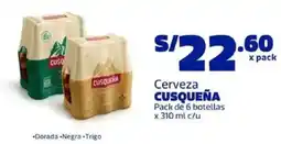 Makro Cusqueña cerveza oferta
