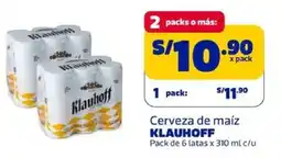 Makro Klauhoff cerveza de maíz oferta
